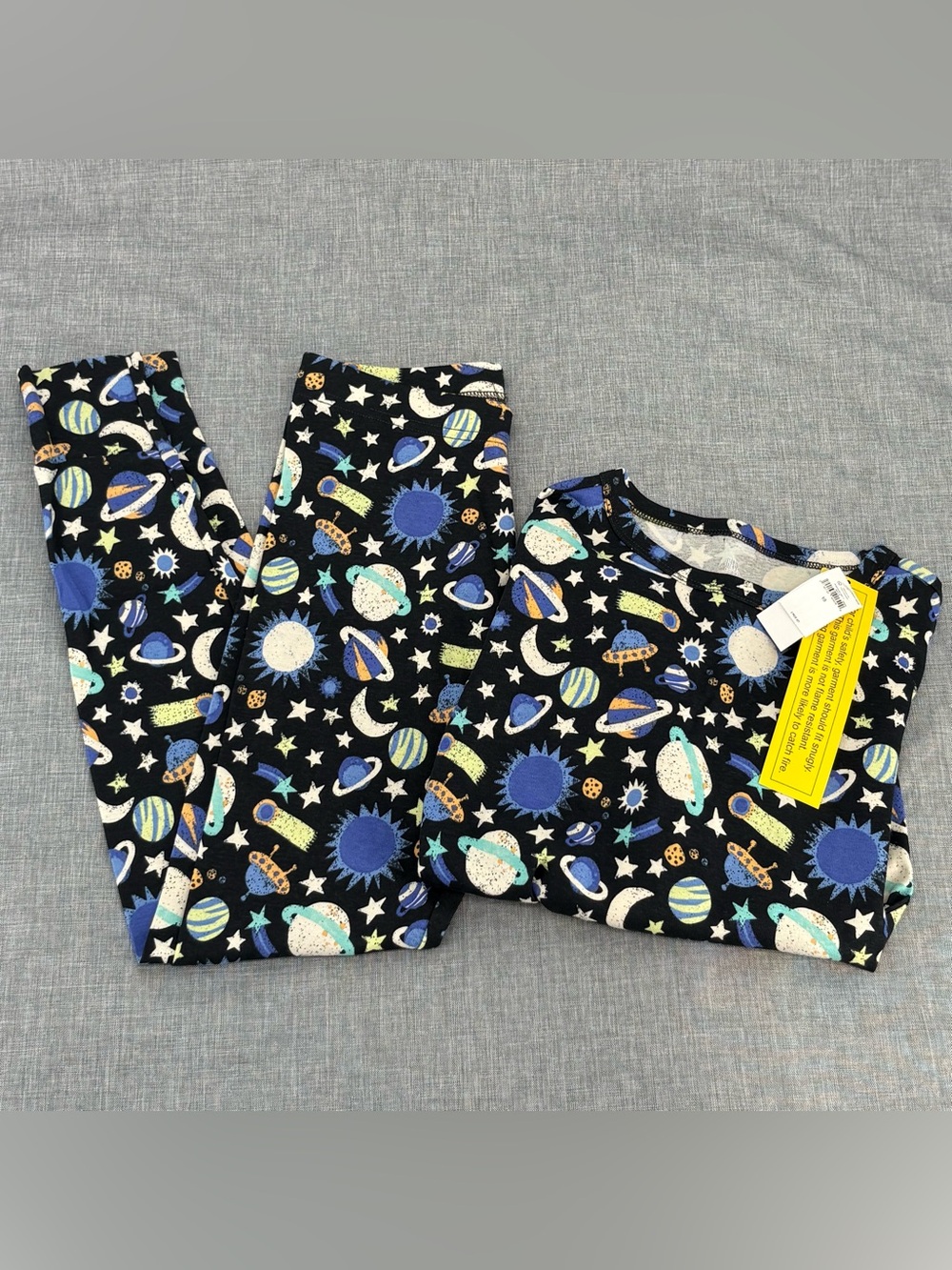 Gap Kids New Organically Grown Cotton Top & Bottom Print Sleep Set Pajamas